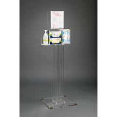 Poltex Inc Hygiene Dispensing Station Floor Stand Clear Acrylic - M-1157024-3978 - Each