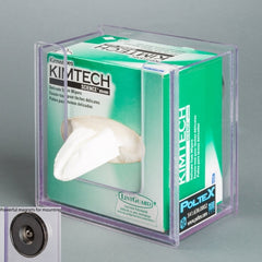 Poltex Inc Wipe Dispenser Clear PETG Manual 1 Box Magnet Mount - M-1157029-4155 - Each