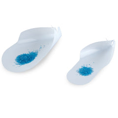 Heathrow Scientific LLC Dual Purpose Lab Scoop White, Small, 2-1/2 X 5 Inch For Combining the Function of a Scoop, Weigh Boat, and Funnel into one Product