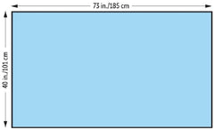O&M Halyard Inc General Purpose Drape Medium Drape 40 W X 73 L Inch NonSterile