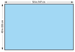 O&M Halyard Inc General Purpose Drape Half Drape 40 W X 58 L Inch Sterile