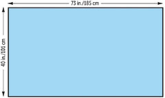 O&M Halyard Inc General Purpose Drape Medium Drape 40 W X 73 L Inch NonSterile
