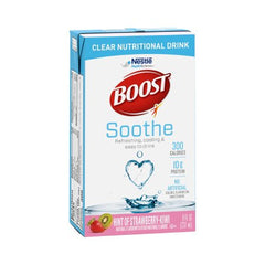 Nestle Healthcare Nutrition Oral Supplement Boost® Soothe Strawberry Kiwi Flavor Ready to Use 8 oz. Carton