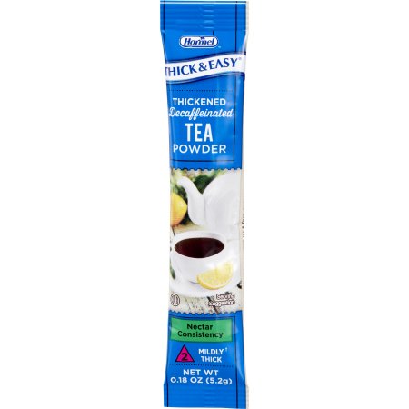 Hormel Food Sales Decaffeinated Beverage Thickener Thick & Easy® 0.18 oz. Individual Packet Tea Flavor Powder Nectar Consistency