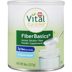 Hormel Food Sales Oral Fiber Supplement Hormel Vital Cuisine® FiberBasics® Unflavored Powder 8 oz. Can