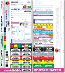 Disaster Management Systems TAG, TRIAGE WRISTBAND SALT ALLRISK (50/PK) - M-1158081-1274 - Pack of 50