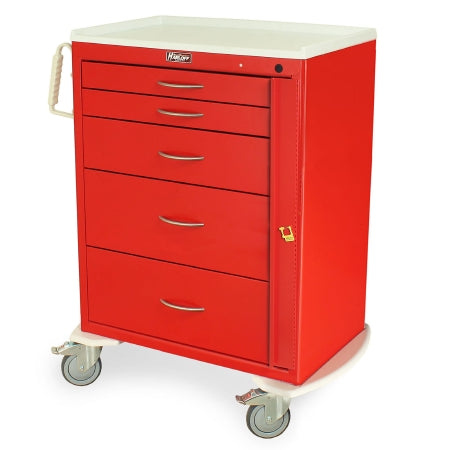 Harloff CART, MEDICINE M-SERIES 5DRWR BREAKAWAY LOCK 30"