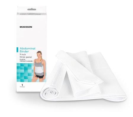 Abdominal Support McKesson Small / Medium Hook and Loop Closure 30 to 45 Inch Waist Circumference 9 Inch Adult