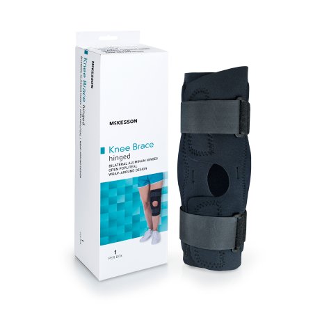 Knee Brace McKesson 3X-Large Wraparound / Hook and Loop Straps with D-Rings 28 to 30-1/2 Inch Circumference Left or Right Knee