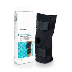 Knee Brace McKesson Large Pull On / Hook and Loop Straps with D-Rings 20-1/2 to 23 Inch Circumference Left or Right Knee