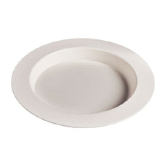 Maddak Plate Ergo White Single Use Polycarbonate 9-3/4 Inch Diameter