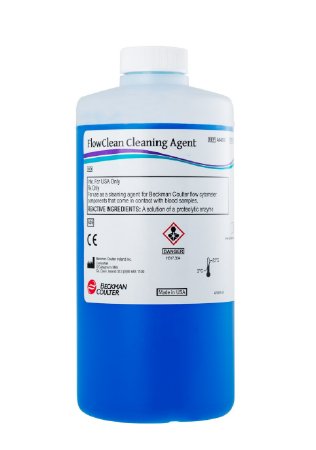 Beckman Coulter Reagent FlowClean Hematology Cleaning Agent For Beckman Coulter Flow Cytometer Components that come into Contact with Blood Samples 500 mL
