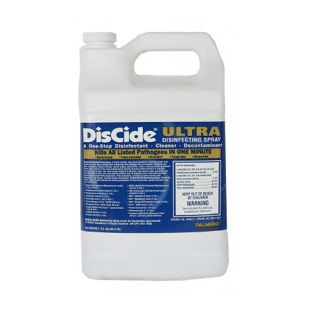 Palmero DisCide® Ultra Surface Disinfectant Cleaner Quaternary Based Liquid 1 gal. Jug Herbal Scent NonSterile - M-1159342-1457 - Each