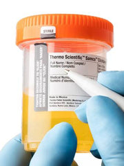 Thermo Scientific Nalge Specimen Container Samco™ Clicktainer™ 53 mm Opening Polypropylene / HDPE 90 mL (3 oz.) Screw Cap Patient Information Sterile