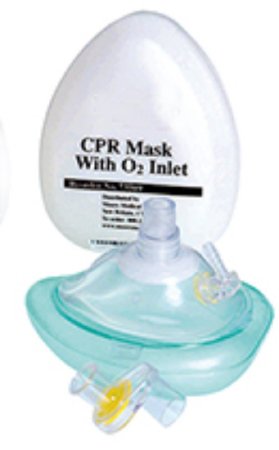 CPR Resuscitation Mask McKesson Filter and O2 Inlet Mask