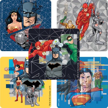 SmileMakers SmileMakers® 100 per Unit Justice League Sticker 2.5 Inch