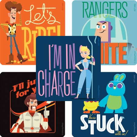 SmileMakers SmileMakers® 100 per Unit Toy Story 4 Toons Sticker 2.5 Inch