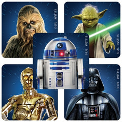 SmileMakers ValueStickers™ 250 per Unit Star Wars Classic Sticker 1.625 Inch