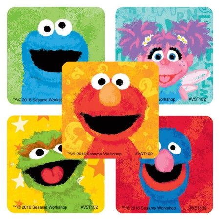 SmileMakers ValueStickers™ 250 per Unit Sesame Street Sticker 1.625 Inch