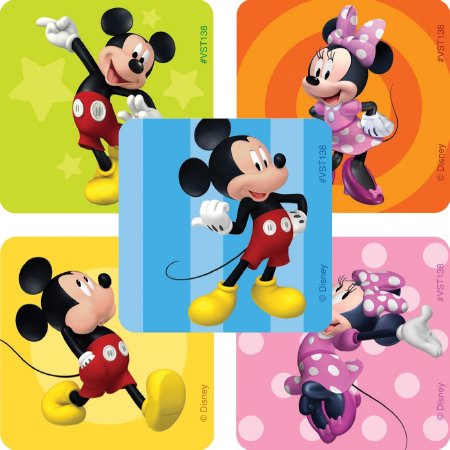 SmileMakers ValueStickers™ 250 per Unit Minnie Mouse Sticker 1.625 Inch