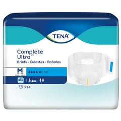 Essity HMS North America Inc Unisex Adult Incontinence Brief TENA® Complete Ultra™ Medium Disposable Moderate Absorbency - M-1160260-2434 - Case of 72