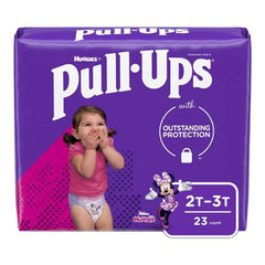 Kimberly Clark Female Toddler Training Pants Pull-Ups® Learning Designs® for Girls Size 2T to 3T Disposable Moderate Absorbency - M-1160317-1924 - Case of 92