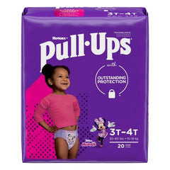 Kimberly Clark Female Toddler Training Pants Pull-Ups® Learning Designs® for Girls Size 3T to 4T Disposable Moderate Absorbency - M-1160319-2335 - Case of 80