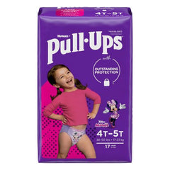 Kimberly Clark Female Toddler Training Pants Pull-Ups® Learning Designs® for Girls Size 4T to 5T Disposable Moderate Absorbency - M-1160321-4423 - Pack of 17