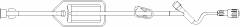 B. Braun Extension Set FilterFlow® 16 Inch Tubing 1 Port 5.1 mL Priming Volume DEHP-Free - M-459481-1008 - Each