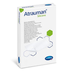 Hartmann Wound Contact Layer Dressing Atrauman® Silicone Polyethylene Terephthalate (PET) Mesh / Silicone 2 X 2.8 Inch Sterile