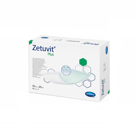 Hartmann Superabsorbent Dressing Zetuvit® Plus Cellulose Fluff / Nonwoven 6 X 8 Inch