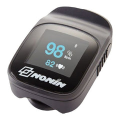 Nonin Medical Fingertip Pulse Oximeter Nonin Connect Battery Operated Audible and Visible Alarm