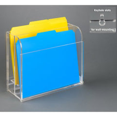 Poltex Inc Chart Holder Poltex® Clear 2 Pocket Top Opening