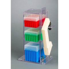 Poltex Inc Vertical Benchtop Organizer 3 Pocket, 4-1/2 X 4-1/2 X 12 Inch
