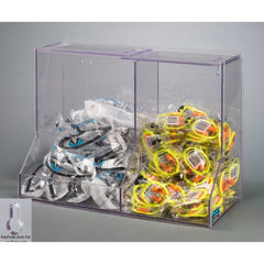 Poltex Inc Eyewear / Ear Plug Dispenser Wall Mount Clear 8.2 X 13-1/2 X 18-1/2 Inch Plastic
