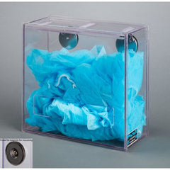 Poltex Inc PPE Dispenser Magnetic Mount Clear 4 X 10 X 10 Inch PETG Plastic