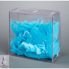 Poltex Inc PPE Dispenser Wall Mount Clear 4 X 10 X 10 Inch PETG Plastic - M-1161864-4376 - Each