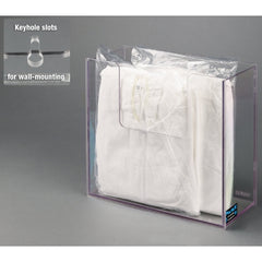 Poltex Inc Coveralls Dispenser Wall Mount Clear 5 X 11 X 12-1/4 Inch PETG Plastic