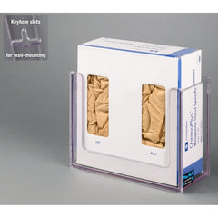 Poltex Inc Glove Box Holder Wall Mounted 1-Box Capacity 10-1/2 X 7.9 X 4.5 Inch PETG Plastic