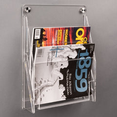 Poltex Inc Literature Holder Deco line 3 Pockets Clear
