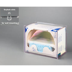 Poltex Inc HOLDER, FACE MASK W/SHIELD DISP KEYHOLE 11 1/4"X8"X6 1/4"