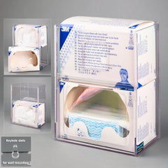 Poltex Inc Face Shield Dispenser Wall Mount 2-Box Capacity 6.4 X 11-1/2 X 15 Inch
