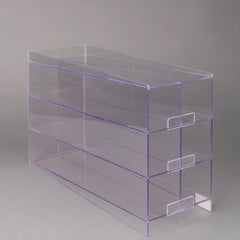 Poltex Inc Catheter Rack 6 Pocket, 3/16 Inch Thick PETG, 7.8 W X 21 D X 13 H Inch