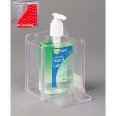 Poltex Inc Hand Hygiene Holder Clear PETG Manual 1 Bottle VHB Tape Mount - M-1161907-4830 - Each