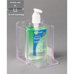 Poltex Inc Hand Hygiene Holder Clear PETG Manual 1 Bottle Wall Mount - M-1161908-2770 - Each
