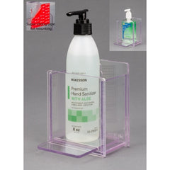 Poltex Inc Hand Hygiene Holder Clear PETG Manual 1 Bottle VHB Tape Mount - M-1161909-3848 - Each