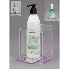 Poltex Inc Hand Hygiene Holder Clear PETG Manual 1 Bottle Wall Mount - M-1161910-3160 - Each