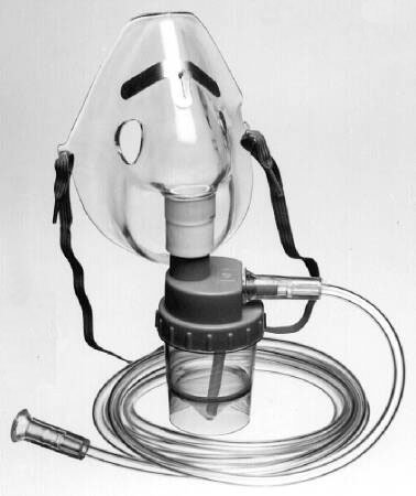 Allied Healthcare B & F Medical Handheld Nebulizer Kit Small Volume 15 mL Medication Cup Universal Aerosol Mask Delivery