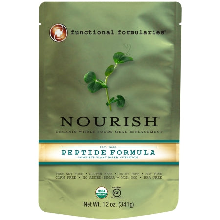 Nutritionals Medicinals Pediatric Oral Supplement / Tube Feeding Formula Nourish® Peptide Formula Organic Food Flavor 12 oz. Pouch Ready to Use / Ready to Hang