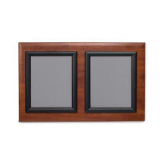 Market Lab Inc BOARD, MESSAGE DBL FRAME CHERRY WOOD